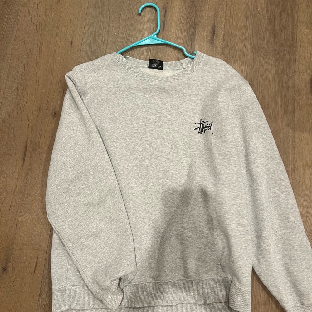 Stussy Gray Men's crewneck